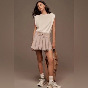 Daily Practice by Anthropologie Goal Line Twofer Mini Dress size M NWT